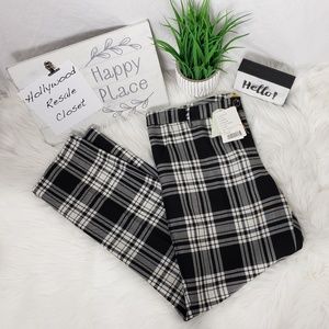 Leifsdottir Anthropologie Plaid Pants New 12 Wool